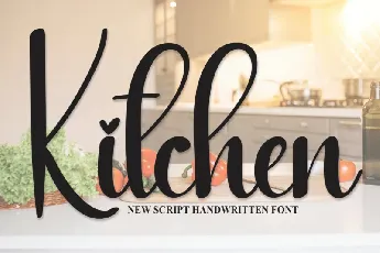 Kitchen Script font