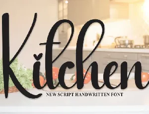 Kitchen Script font