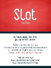 Slot font