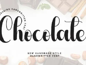 Chocolate Script font