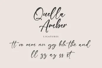 Quella Amber font