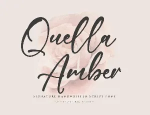 Quella Amber font