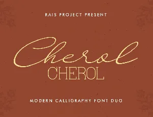 Cherol Demo font