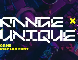 Range Unique font