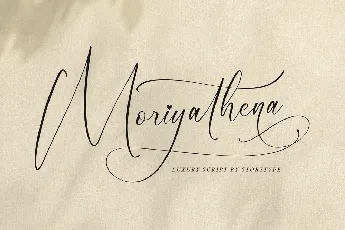 Moriyathena font