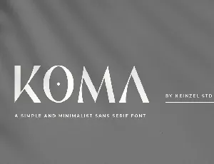 Koma font