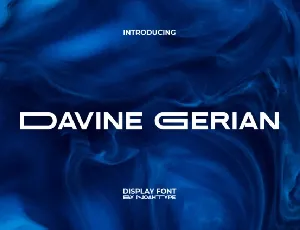 Davine Gerian font