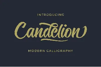 Candelion Script Free Download font