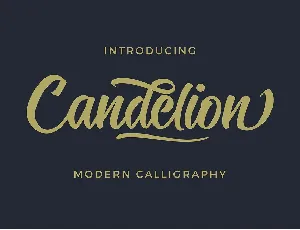 Candelion Script Free Download font