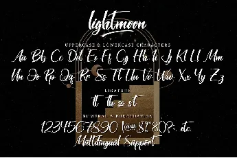 Lightmoon font