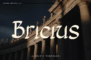 Bricius Free Trial font