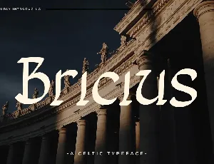 Bricius Free Trial font