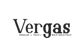 Vergas Demo font