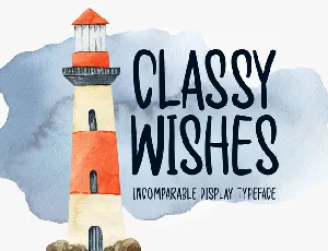 Classy Wishes font