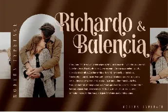 Richardo Serif font