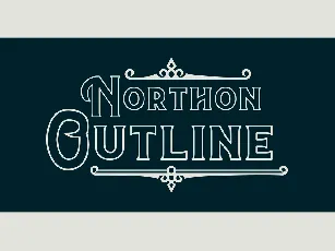 Northon and Ornament font