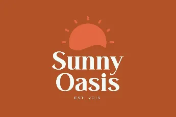 Sunny Oasis DEMO VERSION font