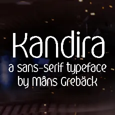 Kandira PERSONAL font