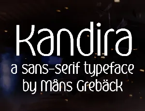 Kandira PERSONAL font