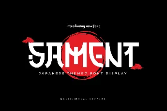 SAMENTtrial font