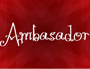 Ambasador font