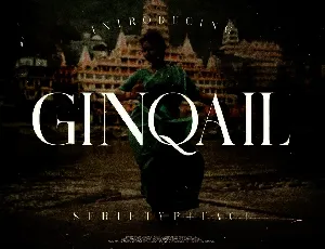 Ginqail font