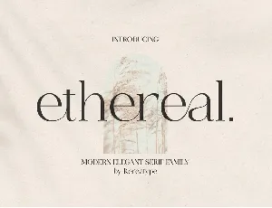 Ehereal font