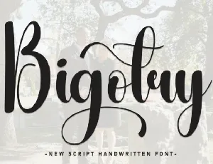 Bigotry font