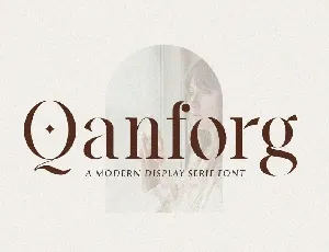 Qanforg font