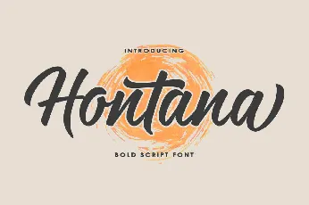 Hontana font