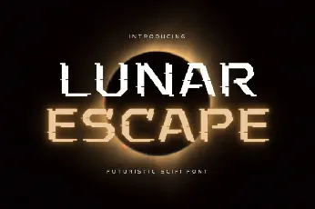 Lunar Escape font