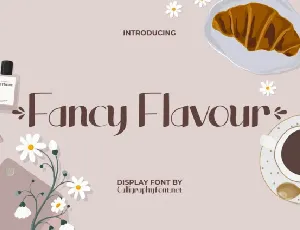 Fancy Flavour font