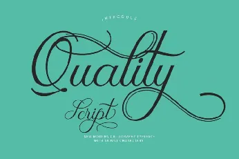 Quality Script Free font