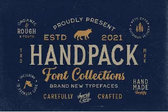 Handpack font