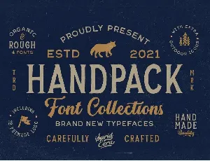 Handpack font