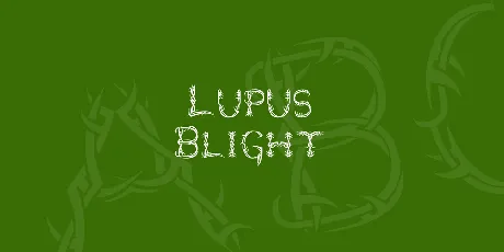 Lupus Blight font