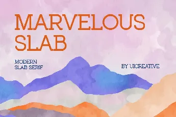 MarvelousSlab font