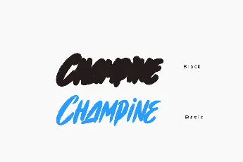 Champine font