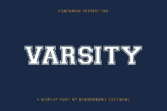 Varsity font