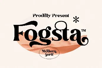 Fogsta Stylish Serif font