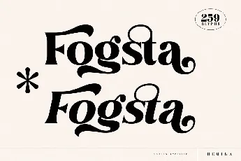 Fogsta Stylish Serif font