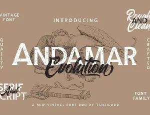 Andamar Family font