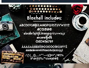 Bloxhall Display font