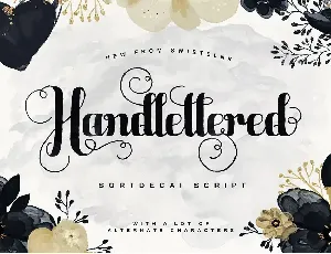 Sortdecai Script font