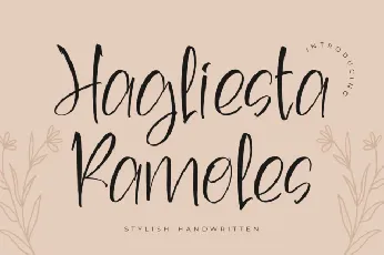 Hagliesta Ramoles font