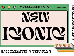 New Iconic font