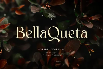 Bella Queta font