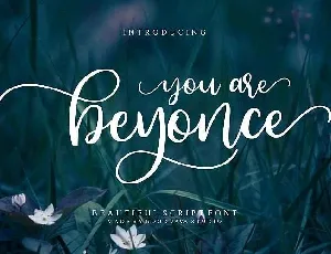 Beyonce Free font