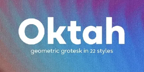 Oktah Family font