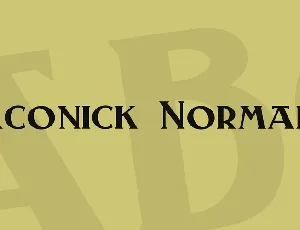 Laconick-NormalA font